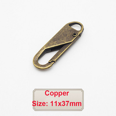 5db Cipzárhúzó csere Levehető cipzár húzófülek Fém cipzárhúzó kabátokhoz Farmerek Pénztárcák Kézitáskák Hátizsákok Csomagok