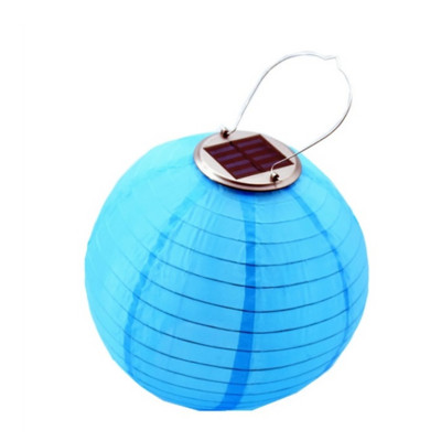 1 buc. Lanternă solară cu LED-uri pentru curte, 30 cm, cu lumină rotundă, colorată, cu LED-uri, lampă suspendată, rezistentă la apă, pentru decorarea grădinii în aer liber.