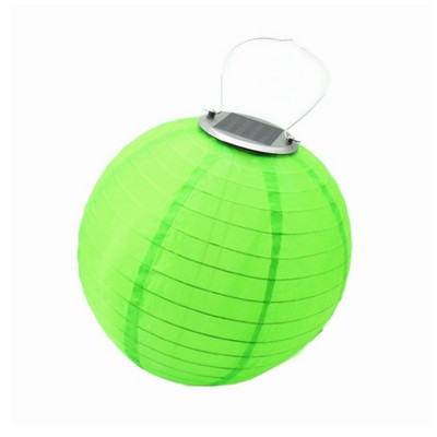 1 buc. Lanternă solară cu LED-uri pentru curte, 30 cm, cu lumină rotundă, colorată, cu LED-uri, lampă suspendată, rezistentă la apă, pentru decorarea grădinii în aer liber.