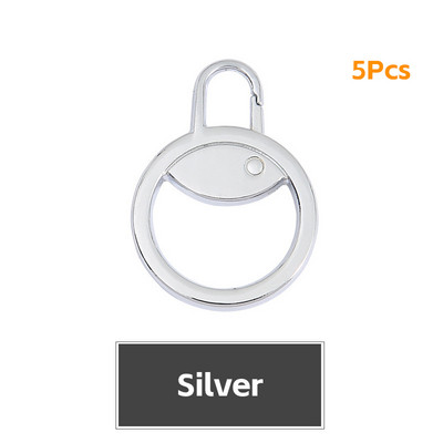 5 db divatos fém cipzár húzó azonnali cipzár csúszka javítás csere törött csatos utazási hátizsák bőrönd ruházathoz