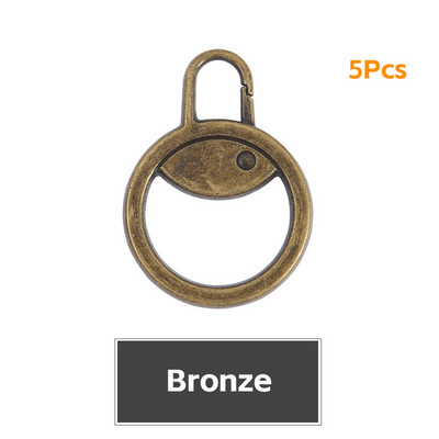 5 db divatos fém cipzár húzó azonnali cipzár csúszka javítás csere törött csatos utazási hátizsák bőrönd ruházathoz