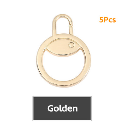 5 db divatos fém cipzár húzó azonnali cipzár csúszka javítás csere törött csatos utazási hátizsák bőrönd ruházathoz