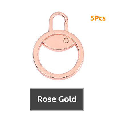 5 db divatos fém cipzár húzó azonnali cipzár csúszka javítás csere törött csatos utazási hátizsák bőrönd ruházathoz