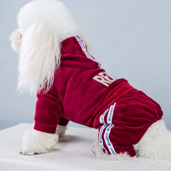 Επιστολή μόδας Ρούχα για σκύλους για σκύλους Παλτό Φούτερ με κουκούλα Four Seasons Ρούχα για σκύλους Κινούμενα σχέδια για κατοικίδια Ρούχα φορμάκι