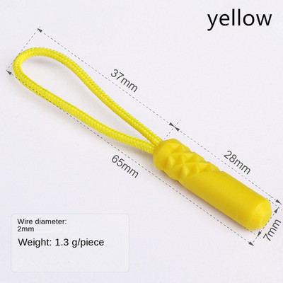 Fermoare cu 10 culori Trageți la capătul de tragere pentru etichetă de frânghie Clip de înlocuire Fixator cataramă ruptă Valisă Cort Rucsac Snur pentru fermoar