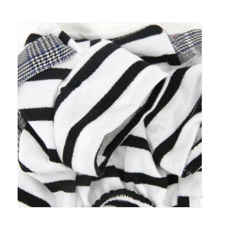 Tavaszi őszi kutyaruhák Csíkos kisállat kutyakabát Jumpsuit kistestű kutyáknak Chihuahua mopsz uszkár kockás nadrág kapucnis pulcsi