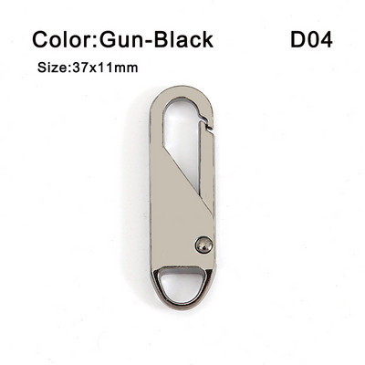 5 db fém cipzáros csúszka lehúzó azonnali cipzárjavító készlet csere törött csatos utazótáska cipzáros fejéhez barkács varrás