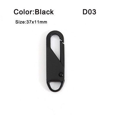 5 db fém cipzáros csúszka lehúzó azonnali cipzárjavító készlet csere törött csatos utazótáska cipzáros fejéhez barkács varrás