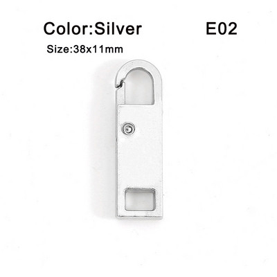 5 db fém cipzáros csúszka lehúzó azonnali cipzárjavító készlet csere törött csatos utazótáska cipzáros fejéhez barkács varrás