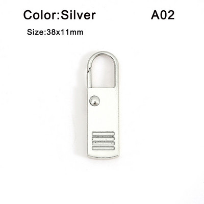 5 db fém cipzáros csúszka lehúzó azonnali cipzárjavító készlet csere törött csatos utazótáska cipzáros fejéhez barkács varrás