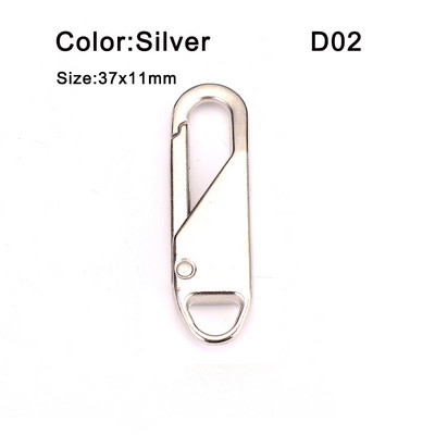 5 db fém cipzáros csúszka lehúzó azonnali cipzárjavító készlet csere törött csatos utazótáska cipzáros fejéhez barkács varrás