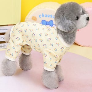 Kisállat Kutya Jumpsuit Pizsama Kutya Ruhák Kutya Pizsama Tréningruha Kölyök Cat pulcsik Jumpsuitek Kis kutyáknak Chiwawa Pet Pijamas