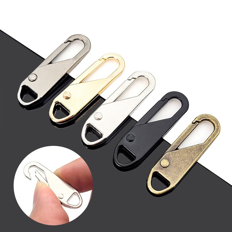 10 vnt. Nuimamas užtrauktuko traukiklis, keičiamas užtrauktuko slankiklių galvutės taisymo rinkinys lagaminams Bagažo kuprinės piniginės rankinės