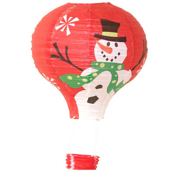 12-инчов 30 см Rainbow балон с горещ въздух, фенер, сгъваема висяща кошница, фестивален хартиен фенер Направи си сам, украса за рожден ден