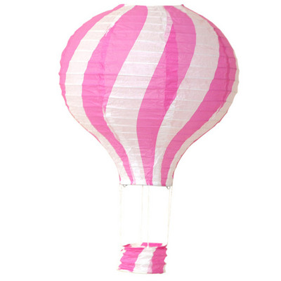 12 collu 30 cm varavīksnes karstā gaisa balona laterna, salokāma piekarināma groza festivāla papīra laterna DIY dzimšanas dienas ballītes dekorēšana