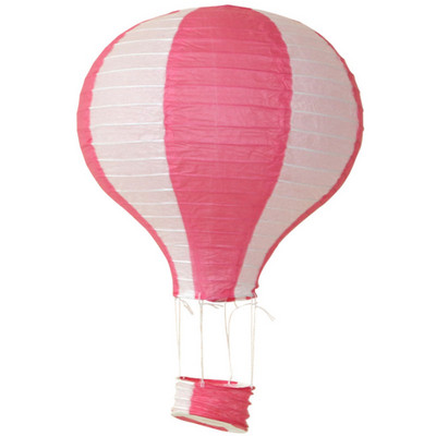 12 collu 30 cm varavīksnes karstā gaisa balona laterna, salokāma piekarināma groza festivāla papīra laterna DIY dzimšanas dienas ballītes dekorēšana