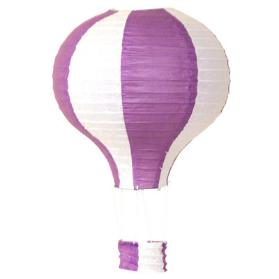 12 collu 30 cm varavīksnes karstā gaisa balona laterna, salokāma piekarināma groza festivāla papīra laterna DIY dzimšanas dienas ballītes dekorēšana