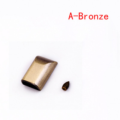 10 gab. Metāla rāvējslēdzēja aizbāznis rāvējslēdzēja astes klipsis ar skrūvi 17 mm 14 mm rāvējslēdzēja astes spraudņa galva DIY soma, ādas amatniecības aparatūra