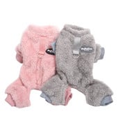 Iarnă Câine Pisică Salopetă în dungi Hanoră cu glugă Design solid Pijamale pentru cățeluș Pisică Cățeluș Cămașă de noapte Tricou potrivit pentru ieșiri