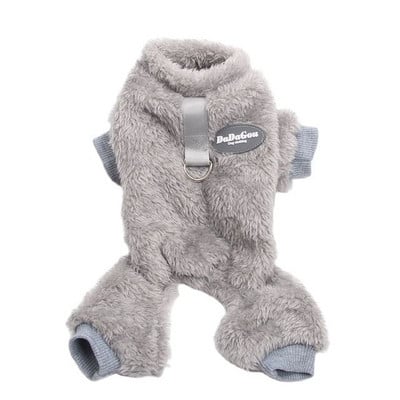 Iarnă Câine Pisică Salopetă în dungi Hanoră cu glugă Design solid Pijamale pentru cățeluș Pisică Cățeluș Cămașă de noapte Tricou potrivit pentru ieșiri