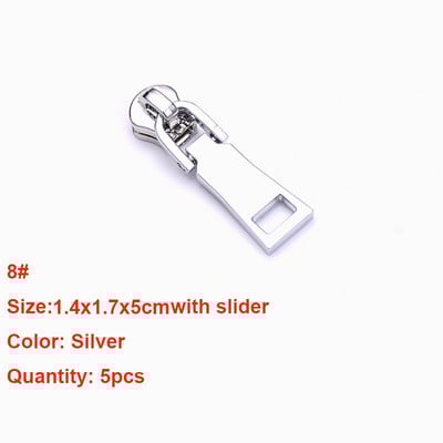 5 vnt. Metalinis užtrauktuko traukimo pakeitimas užtrauktuko traukimo taisymo užtrauktuko ištraukimo skirtukas bagažui lagaminui kuprinė striukė Krepšiai paltai batai