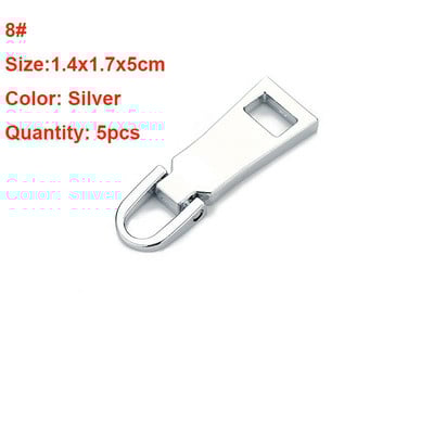 5 vnt. Metalinis užtrauktuko traukimo pakeitimas užtrauktuko traukimo taisymo užtrauktuko ištraukimo skirtukas bagažui lagaminui kuprinė striukė Krepšiai paltai batai