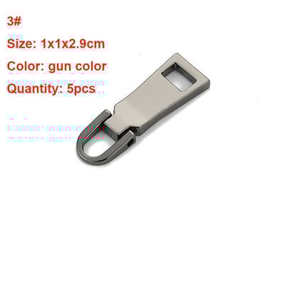 5 vnt. Metalinis užtrauktuko traukimo pakeitimas užtrauktuko traukimo taisymo užtrauktuko ištraukimo skirtukas bagažui lagaminui kuprinė striukė Krepšiai paltai batai