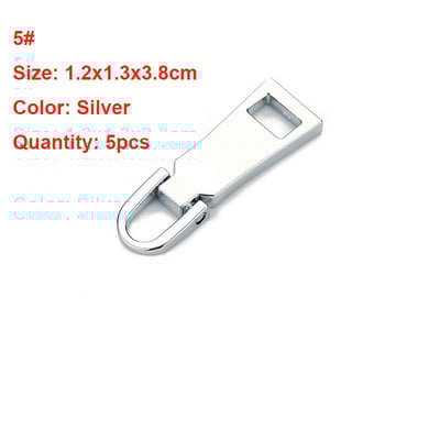 5 vnt. Metalinis užtrauktuko traukimo pakeitimas užtrauktuko traukimo taisymo užtrauktuko ištraukimo skirtukas bagažui lagaminui kuprinė striukė Krepšiai paltai batai