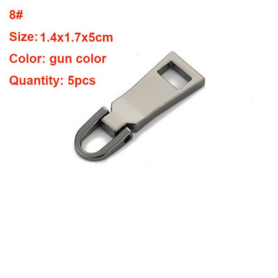 5 vnt. Metalinis užtrauktuko traukimo pakeitimas užtrauktuko traukimo taisymo užtrauktuko ištraukimo skirtukas bagažui lagaminui kuprinė striukė Krepšiai paltai batai