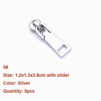 5 vnt. Metalinis užtrauktuko traukimo pakeitimas užtrauktuko traukimo taisymo užtrauktuko ištraukimo skirtukas bagažui lagaminui kuprinė striukė Krepšiai paltai batai