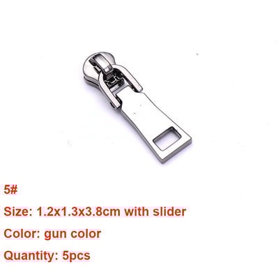 5 vnt. Metalinis užtrauktuko traukimo pakeitimas užtrauktuko traukimo taisymo užtrauktuko ištraukimo skirtukas bagažui lagaminui kuprinė striukė Krepšiai paltai batai