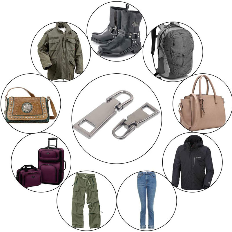 5 vnt. Metalinis užtrauktuko traukimo pakeitimas užtrauktuko traukimo taisymo užtrauktuko ištraukimo skirtukas bagažui lagaminui kuprinė striukė Krepšiai paltai batai