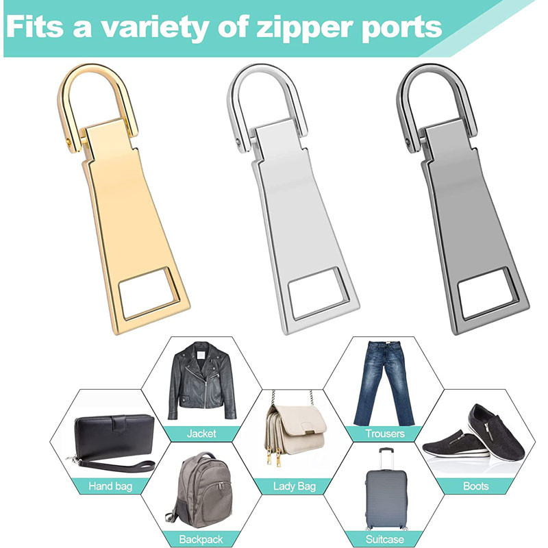 5 vnt. Metalinis užtrauktuko traukimo pakeitimas užtrauktuko traukimo taisymo užtrauktuko ištraukimo skirtukas bagažui lagaminui kuprinė striukė Krepšiai paltai batai