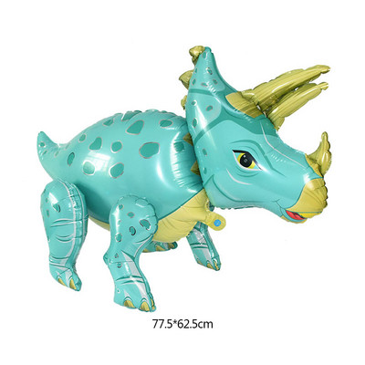 Dinozaurs Daudz laimes dzimšanas dienā Garland Reklāmkarogs Roar Dino ballītes Baloni Džungļu Dzīvnieku Safari 1. Bērnu dzimšanas dienas ballītes dekorēšanas piederumi