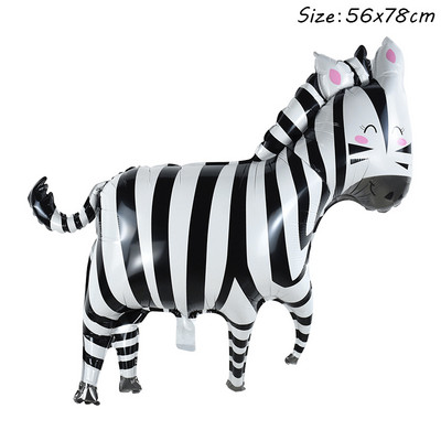 1. Jungle Animal Birthday Photo Banner Garland 12 hónapos sármány szafari Wild egyéves baba születésnapi party dekorációs kellékek