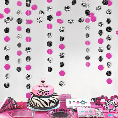 13ft Sivo Plavo Zeleno Srebrni Papirnati Kružni Girlande Dekoracije za Rustikalno Vjenčanje Rođendanske Dekoracije Na Zid Viseće Točke Streamer