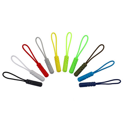 12 gabali / partija PVC rāvējslēdzēja izvilkējs čemodāns rāvējslēdzēja slīdošā virve cilindrs noņemams klips slīdošo aukla somas apģērba piederumiem