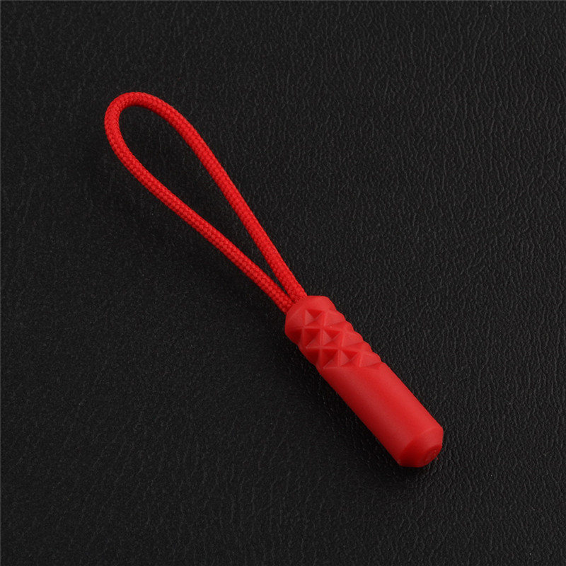 12 gabali / partija PVC rāvējslēdzēja izvilkējs čemodāns rāvējslēdzēja slīdošā virve cilindrs noņemams klips slīdošo aukla somas apģērba piederumiem