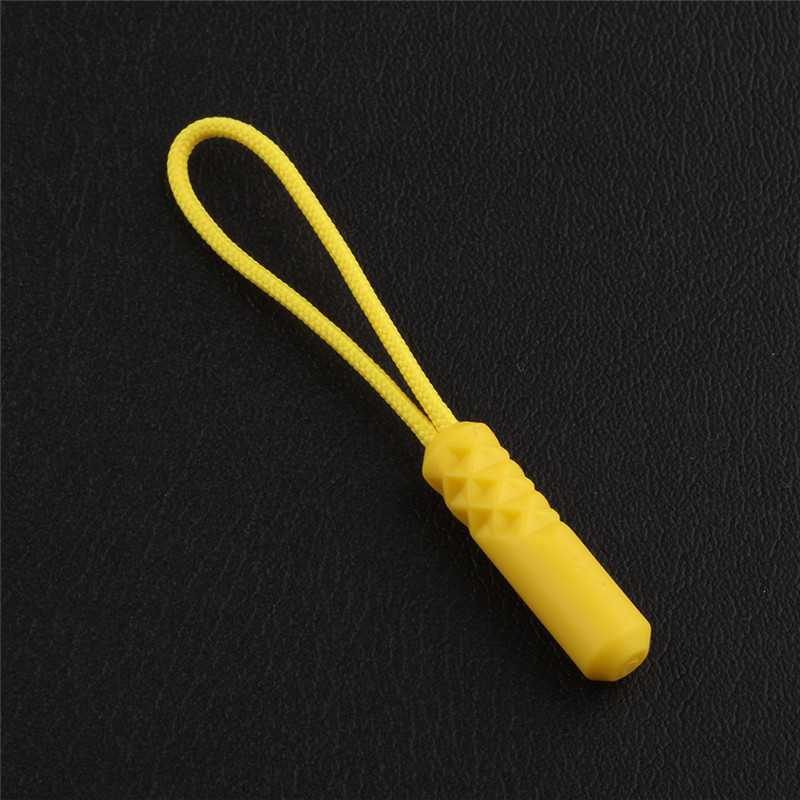 12 gabali / partija PVC rāvējslēdzēja izvilkējs čemodāns rāvējslēdzēja slīdošā virve cilindrs noņemams klips slīdošo aukla somas apģērba piederumiem