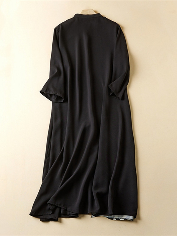 Ljetna duga haljina plus veličine Ženske bijele ležerne široke jednobojne ženske haljine Ženska haljina 2023 Vestido Mujer