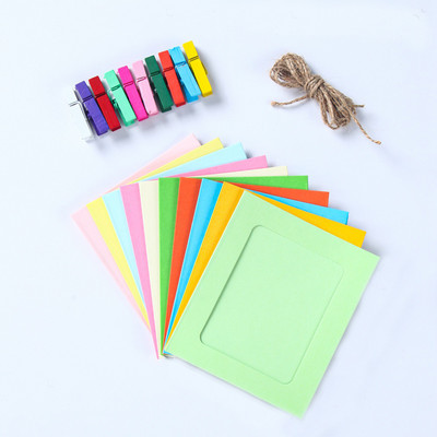 Képkeret klip fotófal Boldog születésnapot Banner Házassági évforduló dekoráció Baby Shower 1. születésnapi képkeret Garland