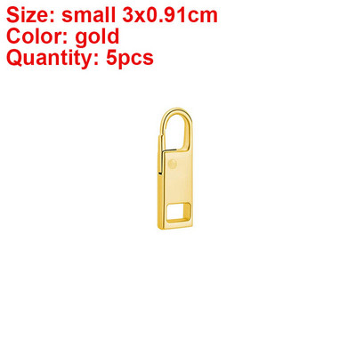 5 bucăți cu fermoar metalic de schimb, detașabile pentru tragere cu fermoar, pentru bagaje, jachete, îmbrăcăminte, rucsac, haine, accesorii