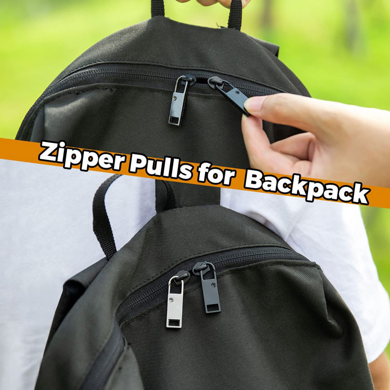 5 bucăți cu fermoar metalic de schimb, detașabile pentru tragere cu fermoar, pentru bagaje, jachete, îmbrăcăminte, rucsac, haine, accesorii