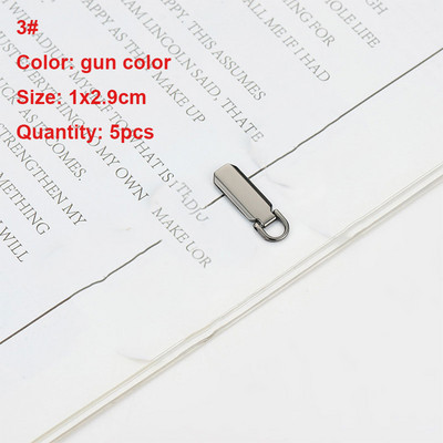 5 vnt. Užtrauktuku traukiamas lagaminas Sunkios apkrovos užtrauktuko skirtuko traukimo pakaitinis užtrauktuko fiksatorius, skirtas drabužiams, lagaminui, bagažui, kuprinei „pasidaryk pats“