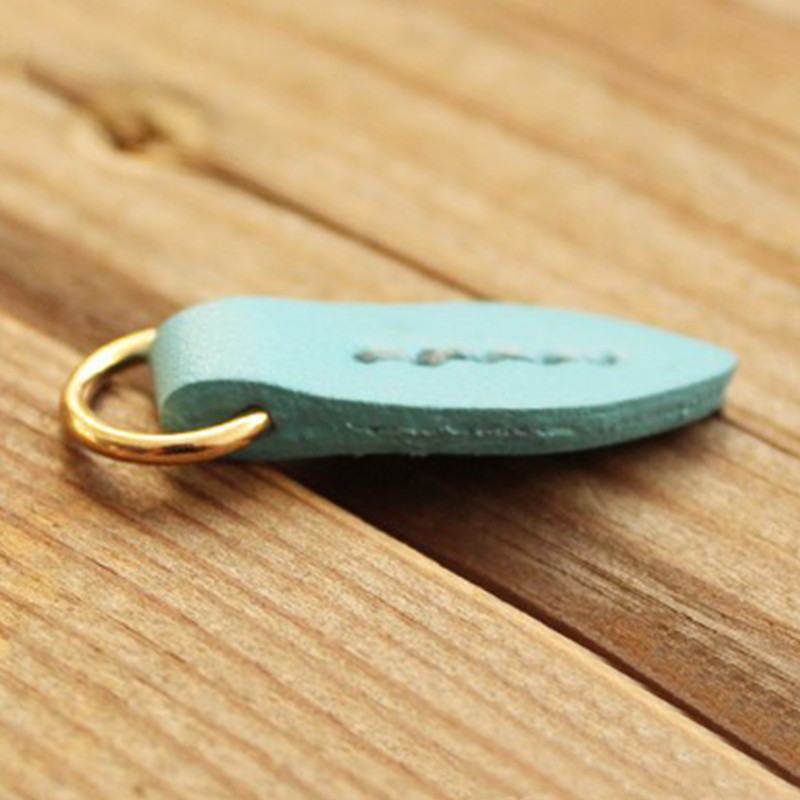 5 τμχ Εξολκείς με φερμουάρ Σχήμα φύλλων Δερμάτινη καρτέλα έλξης φερμουάρ για τσάντα πλάτης Αξεσουάρ ράφτης ραπτικής κεφαλής τραβήγματος ενδυμάτων