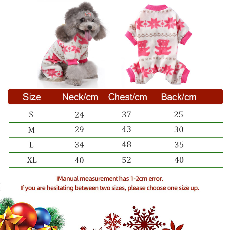Комбинезон за кучета Зимни топли дрехи за домашни любимци Кучешка пижама Палто за малки кучета Кученце Котка Чихуахуа Померан Аксесоари за дрехи