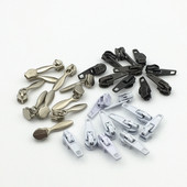 10 buc. Glisor cu fermoar 3 # Kit de reparare a capului cu fermoar Pernă de înlocuire Husă de pilota Pantaloni Accesorii pentru fermoar din nailon îngroșat P162