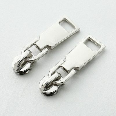 10 buc. Glisoare cu fermoar metalic de înaltă calitate 3 # Glisoare cu fermoar dublu din metal Tractor cu fermoar Opritor cu fermoar Bricolaj Material de cusut