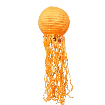 Παιδική Μπομπονιέρα Γοργόνας 10" Πτυσσόμενη χάρτινη μέδουσα Μωβ μπλε μέντα για βάπτιση μωρού για ντεκόρ γενεθλίων