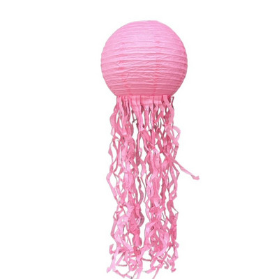 Παιδική Μπομπονιέρα Γοργόνας 10" Πτυσσόμενη χάρτινη μέδουσα Μωβ μπλε μέντα για βάπτιση μωρού για ντεκόρ γενεθλίων